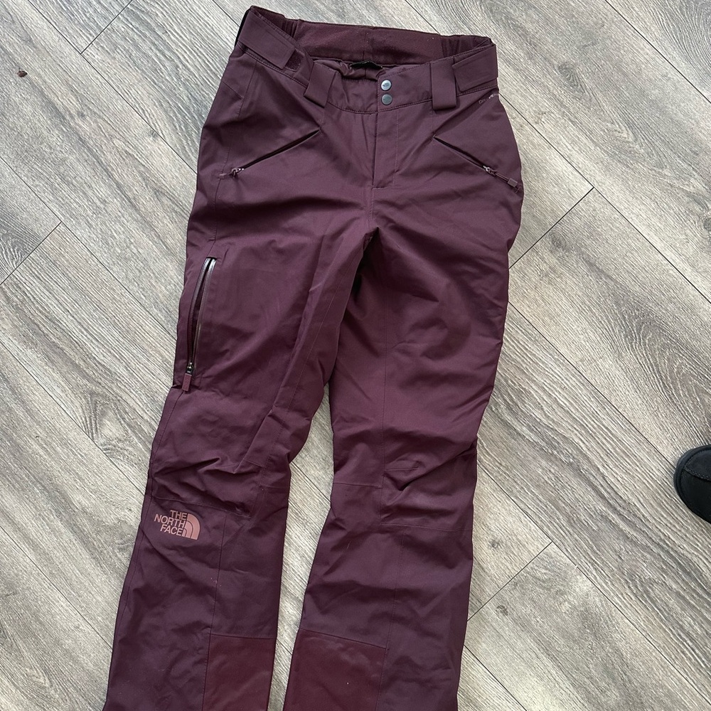 The North Face Burgundy Ski Pants